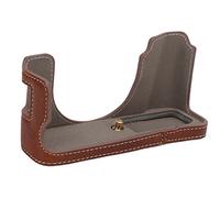 aqxreight Casella di Telecamera Elegante Ed Elegante Realizzata con Materiali PU per Ottimale del Tuo X100V (BROWN)