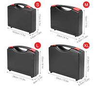 aqxreight Cassetta degli Attrezzi Portatile Cassetta degli Attrezzi Scatola per la Ricezione degli Hardware degli in PP Armadietto degli Leggero Protezione per Strumenti e Attrezzature Scatola per