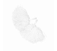 aqxreight Cheerleader Pom Poms Squad Cheer Party Dance Accessori Utili Un Costume Che i Giovani Cheerleading PomsCheerleading Pom PomsPompoms CheerCheer PomponsCear Poms (White)