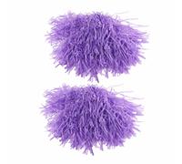 aqxreight Cheerleader Pom Poms Squad Cheer Party Dance Accessori Utili Un Costume Che i Giovani Cheerleading PomsCheerleading Pom PomsPompoms CheerCheer PomponsCear Poms (Purple)