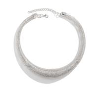 aqxreight Collana a Catena a Serpente da Donna Gioielli Geometrici Chiusura con Gancio Lucido Collare a Catena a Serpente Regolabile per la Festa 01 Oro 5764 Taglia Unica è Sufficiente Contorno