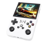 aqxreight Console di Gioco Portatile Schermo da 4 Pollici 18000+ Giochi Console di Gioco retrò Portatile con Piccola Scheda di Memoria Joystick Pad da 64 GB di 3D a 4 Molle R L Doppio (#11)