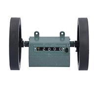 aqxreight Contametri di Lunghezza Tipo Rotolo 5 Cifre Strumento Meccanico per Misurare la Stampa Tessile Z96?F 2 da Ruotare e l'antiscivolo Ha un Albero Che Impedisce la Lunghezza del Tipo di Rotolo