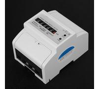 aqxreight Contatore KWh su Guida DIN Monofase e Bifilare 220 V 20 A - Display LCD Ad Alta Precisione, Conforme A IEC 62053 21 e EN50022, Opzione Uscita A Impulsi per il Monitoraggio Energetico