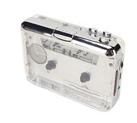 aqxreight Convertitore da Cassetta a MP3 Lettore di Cassette USB con Stereo HiFi retrò con Guscio Trasparente in una Via e Nastri Convertitore da Cassetta a MP3 da a MP3Nastro a