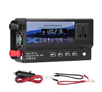 aqxreight Convertitore di da 3000 Watt, Convertitore di Carica per Auto da 3000 W con Onda Sinusoidale Modificata e 4 Porte USB con Luce Ambientale Colorata a LED