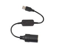 aqxreight Convertitore Femminile USB Nero a Macchina per Auto 5v a 12 V Adattatore di Alimentazione per Camme Ed Elettronica