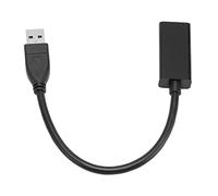 aqxreight Convertitore Video da USB 3.0 a Adattatore 5 Gbps 1080P 60 Hz per PC Laptop Proiettore Modalità Estesa e Specchio, Trasferimento Dati Ultra Veloce, Uscita HD Stabile