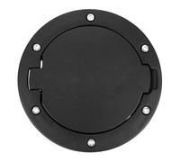 aqxreight Coperchio del Tappo del Serbatoio del Carburante Nero Adatto per JK 2007-2017Faccia Sorridente il Tuo Look può Essere Bello e Copertura Aerosol L'aspetto in Alluminio Resistente Tappo