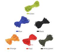 aqxreight Corda Riflettente Corda Paracord da 20 M Cordino per Attrezzatura da Esterno 1 Filo Interno per Tenda da Campeggio Tenda a Baldacchino Guaina così Resistente Resistenza alla Frenata di