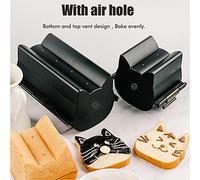 aqxreight Crea le Tue Prelibatezze Preferite con il Nostro Adorabile Pane a Forma di Gatto per Cuocere Torte e Biscotti (grande)