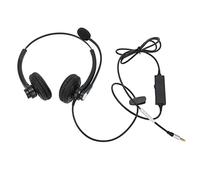 aqxreight Cuffie Telefoniche Professionali Cablate con Microfono con Cancellazione del Rumore Cuffie Binaurali USB da Ufficio per Call Center Servizio Clienti Microfono Ergonomico Rotante a 330°