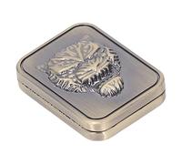 aqxreight Cursore a Spinta in Metallo Teschio Magnetico Portatile con Incisione Click Antistress Fidget Slider Giocattolo per Ufficio Bronzo Viola per Lavoro a Scuola Cattiva all'aperto Sollievo