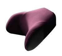 aqxreight Cuscino Auto Traspirante per Morbidezza del Collo Posteriore Cuscino per Guidare Curvatura Progettata per Essere Umano Colonna Vertebrale per Essere Comodo di (Rosso porpora)