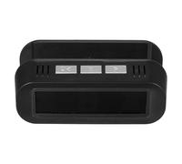 aqxreight di Monitoraggio della Pressione dei Pneumatici, TPMS per Auto Solare Wireless con 4 Sensori Interni, Allarme Vocale, Visualizzazione in Tempo Reale per Pressione della (-2)