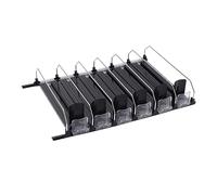 aqxreight Distributore Automatico di Lattine per Frigo Larghezza 15 | Stoccaggio per bevande a spinta automatica, robusta struttura in ABS, design salvaspazio, compatibile con lattine di soda
