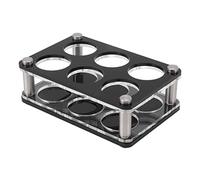 aqxreight Espositore per Bottiglie in Acrilico Decorativo a Impatto Bo Espositore per Bottiglie in Acrilico, Scaffale per Impatto per la Casa, capacità di 6 con Tazza Decorativa H per