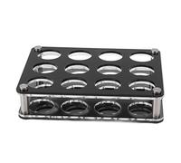 aqxreight Espositore per Bottiglie in Acrilico Decorativo a Impatto Bo Espositore per Bottiglie in Acrilico, Scaffale per Impatto per la Casa, capacità di 6 con Tazza Decorativa H per