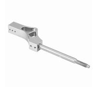 aqxreight Estensione della Leva del in Lega di Alluminio, Altezza Regolabile 170 Mm con Modifiche Precise e Uniformi, per Veicolo con a Levetta (SILVER)