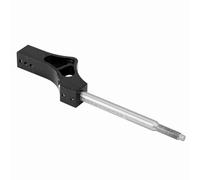 aqxreight Estensione della Leva del in Lega di Alluminio, Altezza Regolabile 170 Mm con Modifiche Precise e Uniformi, per Veicolo con a Levetta (BLACK)