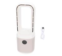 aqxreight Fandella da Scrivania Senza Lama Tecnologia della Turbina a Ventola a Lama 9 Velocità Piccola Tranquilla con Oscillazione a 60 Gradi 9 Ore Timer per la Camera da Letto per