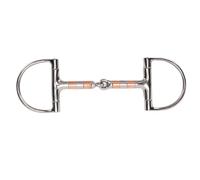 aqxreight Filetto Ad Anelli Filetto per Cavallo Portatile Compatto e Squisito in Acciaio Inossidabile Anti-morso per Fattoria