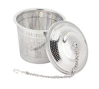 aqxreight Filtertea Filtraggio di tè Staaging Stainl Steel Tea Standing Infuser B Tea Maker per Il Team di Non Scoprire Il Mondo Un Infusore di tè. Strumento per la Creazione di Spezie e Stagionatura