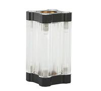 aqxreight Filtro per di Raffreddamento Ad Acqua Filtro su Un Lato da 40 Maglie di Raffreddamento Ad Acqua per Computer Ottone Acrilico Filettatura G1/4 per Liquidi Argento 40 Filtri Filtri (#2)