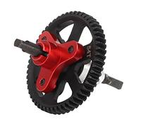 aqxreight Frizione Antisaltellamento Differenziale Frizione Antisaltellamento Differenziale in Acciaio e Alluminio 54T per Slash 4X4 1/10 RC Car Rossa per 4X4 Stampede HuanQi e per (rosso)