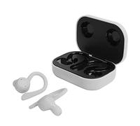 aqxreight Ganci per l'orecchio Auricolari Auricolari con Scatola di Ricarica Comodi Ganci per l'orecchio in Silicone Bluetooth Wireless Intrauricolari Wireless per le Orecchie (Argento platino)