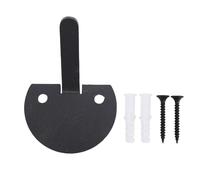 aqxreight Gancio per Teschio con Montaggio Europeo, Staffa per Testa di Cervo con Gancio per Teschio a Parete in Acciaio Al Carbonio, con Design Nascosto e Verniciatura a Polvere Nera