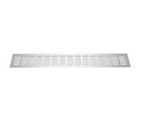 aqxreight Griglia a Feritoie, Flusso D'aria 600x80 Mm Piastre di Ventilazione Persiane Griglia a Feritoie in Lega di Alluminio per Armadi