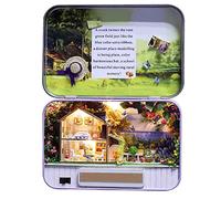 aqxreight Incantevole Kit di Montaggio per Fattoria delle Bambole in Miniatura Fai-da-te per il Gioco e il Divertimento in Famiglia