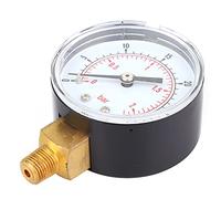aqxreight Indicatore di Pressione 50 Mm Quadrante 1/8 BSPT BECK Collegamento per Gas Petrolifero (0-30PSI 0-2BAR)