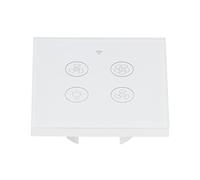 aqxreight Interruttore Intelligente della Luce della ventola: Telecomando WiFi e RF per Illuminazione Domestica e Ventilatori, Attivazione Vocale, Gestione Semplice dei Gruppi, Ideale per