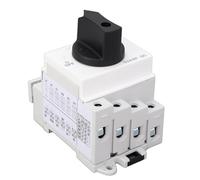 aqxreight Isolatore CC Fotovoltaico Solare 4 Poli PV Disconnect Miniatura 32A 1000V Che è Pressione Tramite Isolatore CC Fotovoltaico Interruttore Solare Interruttore Fotovoltaica