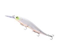 aqxreight Jerkbait per Spigola con Triplo Immersione Media Pesciolino Esca da Pesca Esca Artificiale Dura Altalena per Basso Attrezzatura da Pesca Jerkbait 13,5 Cm 14,7 G le 3 Azioni Treble Possono