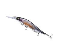 aqxreight Jerkbait per Spigola con Triplo Immersione Media Pesciolino Esca da Pesca Esca Artificiale Dura Altalena per Basso Attrezzatura da Pesca Jerkbait 13,5 Cm 14,7 G le 3 Azioni Treble Possono
