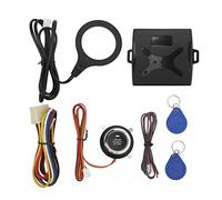 aqxreight Kit Accensione Universale per Auto Push Start con Keyless Go per Veicoli a 12 V, Antifurto, Rilevamento Freno a Pedale, Avvio/arresto con un Pulsante