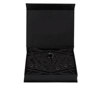 aqxreight Kit di Bulloni dello Stelo per Bici a Rischio M7000/M8000 ASSEGGIO INSEGGIO per Il Kit Freno a Disco Idraulico in Mountain Bike Oro (Kit di Trasmissione M7000/M8000 Speed-Black)