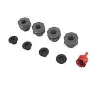 aqxreight Kit di Montaggio per Paratia per Barili da Pioggia da 3/4 Pollici con Tappi a Tazza Kit Connettore per Raccordi in PVC per Barili da Pioggia Serbatoi d'Acqua Piscine Acquari Vasche Non