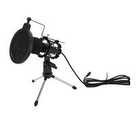 aqxreight Kit Microfono USB per Computer per Prestazioni Audio Nitide con Treppiede Compatto per una Facile Configurazione e un Utilizzo Versatile per la Registrazione e lo Streaming