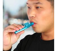 aqxreight L'accessorio per Strumento Musicale a Bocca per Flauto Kazoo in Metallo Resistente il Bordo della Superficie Garantisce un'elegante qualità Antiruggine, Realizzato in Resistente e (BLUE)