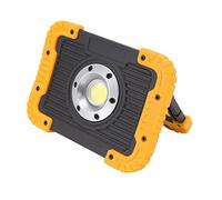 aqxreight Lampada da Lavoro COB Impermeabile con Ricarica USB Proiettore COB Portatile con Supporto Girevole a 180 Gradi per la Ricarica di Emergenza in Campeggio, Comodo Anche con Alimentazione in