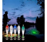 aqxreight Lampada da Pesca a LED Subacquea Impermeabile, Esca per Pesci, Lampada Che Attira la Luce con Ganci per Calamari, Impedisce Perdite di Luce Strette Allontanando la Gomma per Attirare (#3)