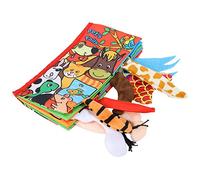 aqxreight Libro di Stoffa di Coda Giocattolo Puzzle per Neonati - Divertimento di Apprendimento Precoce con Design Interattivo di Coda di Dinosauri (#2)