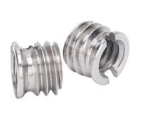 aqxreight LS0011 2 Pezzi da 1/4 Pollici a 3/8 Pollici Vite di Conversione Materiale in Ferro per Testa a Sfera per Treppiede Attrezzatura Fotografica Conversione del Prodotto e Garantire un'elevata