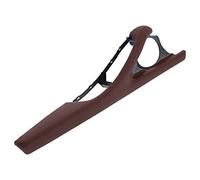 aqxreight Maniglia per Portiera dell'auto, Gruppo Telaio, Interruttore a Pulsante Interno, Rivestimento in Pelle Artificiale ABS, Adatto per Serie 5 F10/F11/F18 2010-2017 LHDMocha per il Tuo e Non