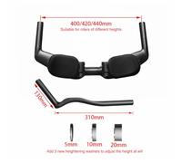 aqxreight Manubrio per Bici in Fibra di Carbonio per Biciclette da Strada e a fisso: Leggero e Resistente, per gli Appassionati di Ciclismo e i Ciclisti Professionisti Che Aggiungono Stile e (#1)