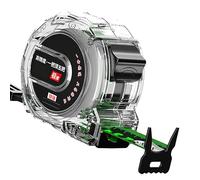 aqxreight Metro a Nastro Retrattile Spesso Elettrolitico in Acciaio Inossidabile Ad Alta Precisione Strumento per la Lavorazione del Legno con Custodia Trasparente 7,5 M / 24,6 Piedi Facile Ruggine